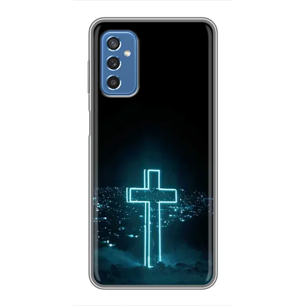 Чехол с принтом «Крест и город» для Samsung Galaxy M52 5G (M526) Чехол с принтом «Крест и город» для Samsung Galaxy M52 5G (M526)