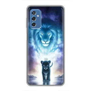 Чехол со Львом для Samsung Galaxy M52 5G (M526) (VPrint) (Маленький лев)