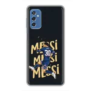 Чехлы для Samsung Galaxy M52 5G (M526) (Leo чемпион) (AlphaPrint) (Messi ПСЖ)