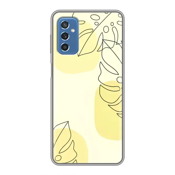 Чехол с принтом «Желтая монстера арт» для Samsung Galaxy M52 5G (M526)