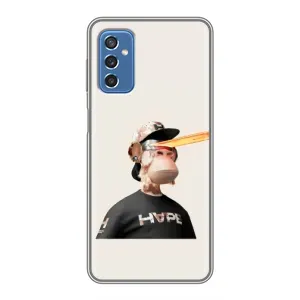 Чехлы с Обезьянами NFT для Samsung Galaxy M52 5G (M526) (AlphaPrint) (обезьяна NFT в очках)