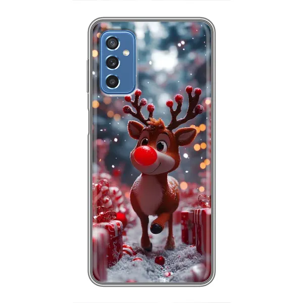 Чехол с принтом «Олень среди подарков» для Samsung Galaxy M52 5G (M526) Чехол с принтом «Олень среди подарков» для Samsung Galaxy M52 5G (M526)