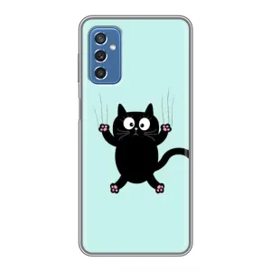 Чехол с принтом для Samsung Galaxy M52 5G (M526) (AlphaPrint) Модные коты (Падающий кот)