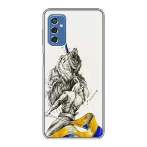 Чехлы Доброго вечора, ми за України для Самсунг М52 (5G) (AlphaPrint) (Победа)