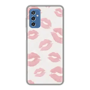 Чехол с розовым рисунком для Samsung Galaxy M52 5G (M526) (Розовые губы)