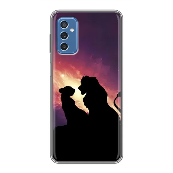 Чехол с принтом «Силуэт Симба и Налу» для Samsung Galaxy M52 5G (M526) Чехол с принтом «Силуэт Симба и Налу» для Samsung Galaxy M52 5G (M526)