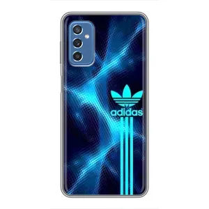 Чохли Адидас для Samsung Galaxy M52 5G (M526) (AlphaPrint) (Синій Адідас)