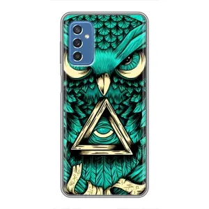 Чехол с птицами на Samsung Galaxy M52 5G (M526) (VPrint) (Сова с глазом)