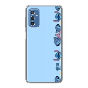 Чехол с принтом Стич на Samsung Galaxy M52 5G (M526) (Стич фон)