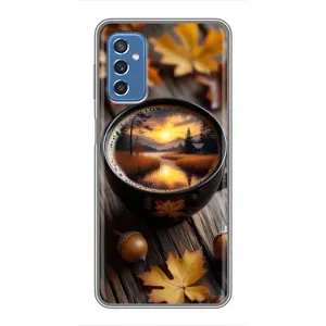 Чехол с принтом «Темный кофе» для Samsung Galaxy M52 5G (M526)