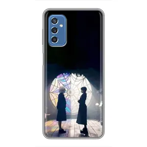 Чехлы Венсдей на Samsung Galaxy M52 5G (M526) Уэнсдей (AlphaPrint) (Уэнздей и Инид)