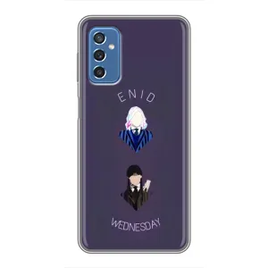 Чехлы Венсдей на Samsung Galaxy M52 5G (M526) Уэнсдей (AlphaPrint) (Уэнздей и подруга)