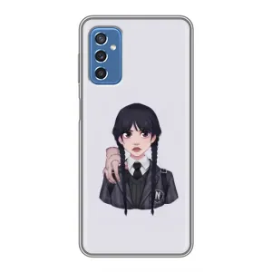 Чехлы Венсдей на Samsung Galaxy M52 5G (M526) Уэнсдей (AlphaPrint) (Уэнздей и Вещь)