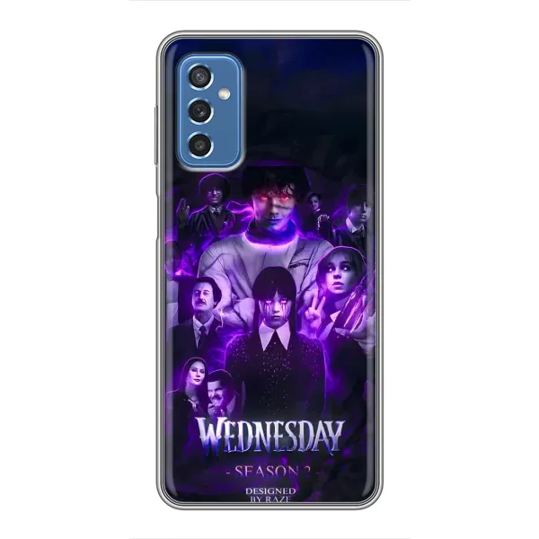 Чехол с принтом «Фиолетовая магия Уэнздей» для Samsung Galaxy M52 5G (M526) Чехол с принтом «Фиолетовая магия Уэнздей» для Samsung Galaxy M52 5G (M526)
