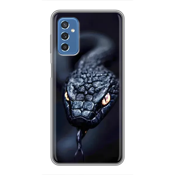 Чехол с принтом «Черная змея» для Samsung Galaxy M52 5G (M526) Чехол с принтом «Черная змея» для Samsung Galaxy M52 5G (M526)