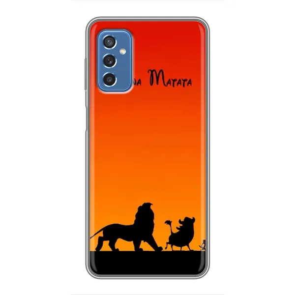 Чохол з принтом «Акуна Матата закат» для Samsung Galaxy M52 Чохол з принтом «Акуна Матата закат» для Samsung Galaxy M52