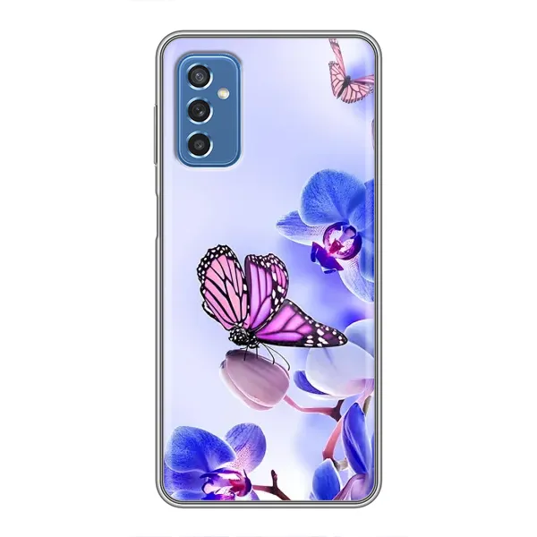 Чехол с принтом «Бабочка на цветочке» для Samsung Galaxy M52 Чехол с принтом «Бабочка на цветочке» для Samsung Galaxy M52