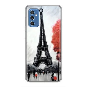 Чохол Ейфелева Вежа Samsung Galaxy M52 - (AlphaPrint) (Вежа в Парижі)