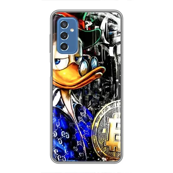 Чохол з принтом «Біткойн Скрудж» для Samsung Galaxy M52