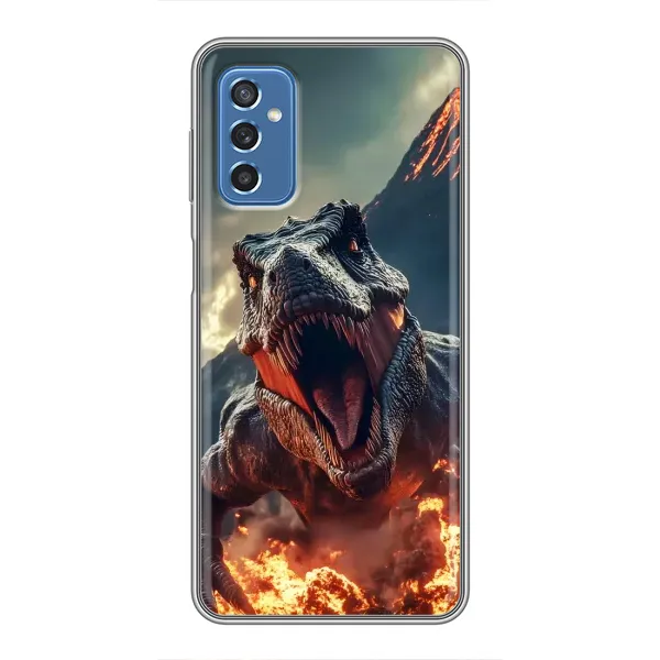Чохол з принтом «Вогняний динозавр» для Samsung Galaxy M52 Чохол з принтом «Вогняний динозавр» для Samsung Galaxy M52