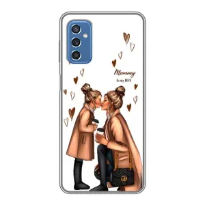 Чохол з друком для Samsung Galaxy M52 - (Мама з дитинкою) (AlphaPrint) (Донька і мама)