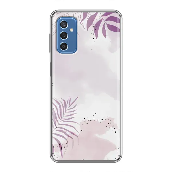 Чохол з принтом «Фіолетове листя» для Samsung Galaxy M52