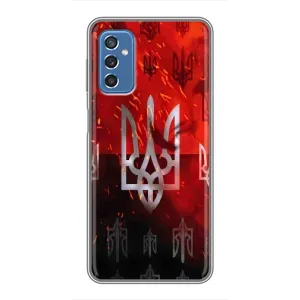 Украинские Чехлы для Samsung Galaxy M52 с картинкой УПА (AlphaPrint) (ГЕРБ УПА)