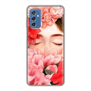 Чехлы (ART) Цветы на Samsung Galaxy M52 (VPrint) (Очі в квітах)
