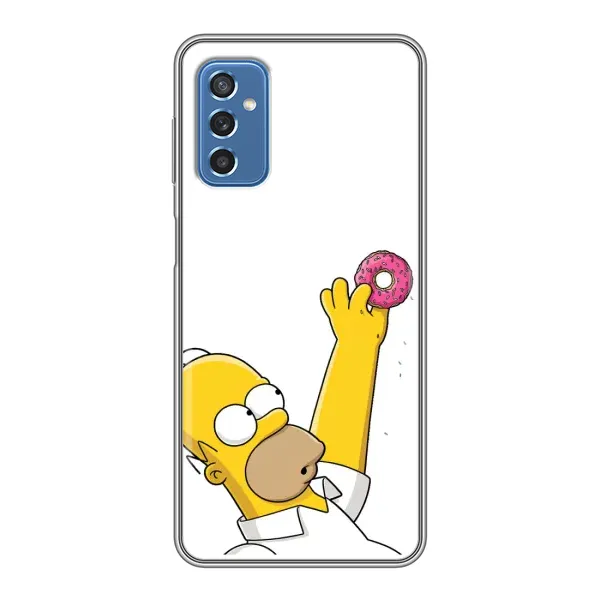 Чохол з принтом «Гомер з пончиком» для Samsung Galaxy M52