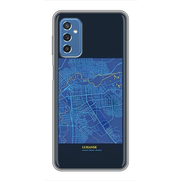 Чохол з принтом «Луганськ» для Samsung Galaxy M52