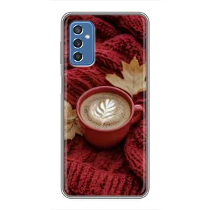 Чохол з унікальним дизайном 'Осінь з кавою' для Samsung Galaxy M52 (Кава на ковдрі)
