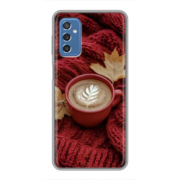 Чохол з принтом «Кава на ковдрі» для Samsung Galaxy M52 Чохол з принтом «Кава на ковдрі» для Samsung Galaxy M52