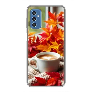 Чохол з унікальним дизайном 'Осінь з кавою' для Samsung Galaxy M52