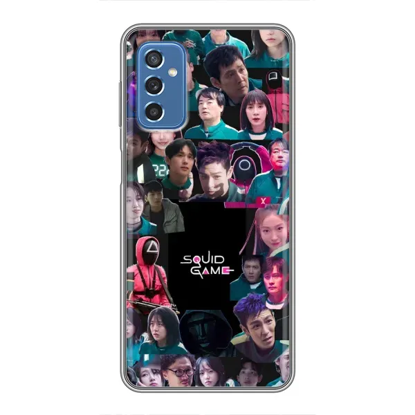 Чохол з принтом «Колаж Гра кальмара» для Samsung Galaxy M52