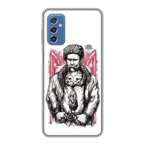 Чохли для Samsung Galaxy M52 с принтом Тараса Шевченко (AlphaPrint) (Козак Шевченко)