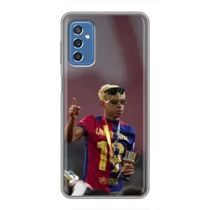 Чехол с футболистом Ламин Ямаль Samsung Galaxy M52 (Lamine Yamal)
