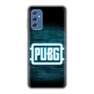 Чехол PUBG для Самсунг М52 (AlphaPrint) (Лого PUBG)