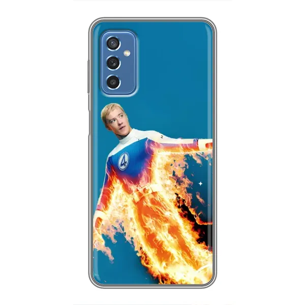 Чохол з принтом «Людина-факел у вогні» для Samsung Galaxy M52 Чохол з принтом «Людина-факел у вогні» для Samsung Galaxy M52