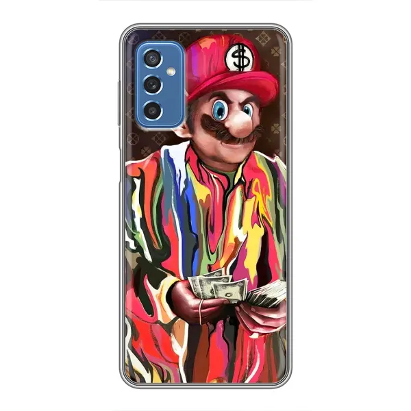 Чохол з принтом «Mario LV» для Samsung Galaxy M52