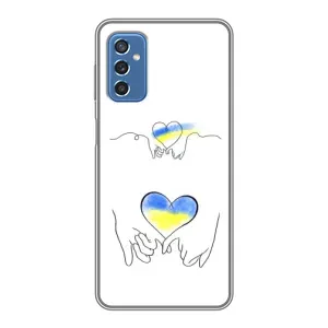 Чохол для Патріота України Samsung Galaxy M52 - (AlphaPrint) (Мир Україні)