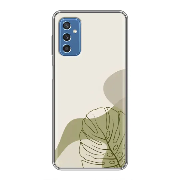 Чохол з принтом «Зелена монстера дизайн» для Samsung Galaxy M52 Чохол з принтом «Зелена монстера дизайн» для Samsung Galaxy M52