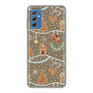 Новорічні, Святкові Чохли для Samsung Galaxy M52 - 2024 год (Новорічні пряники)