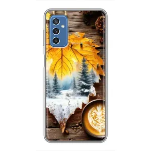 Чохол з унікальним дизайном 'Осінь з кавою' для Samsung Galaxy M52 (Осінньо-зимова кава)