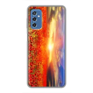 Чохол з картинкою (Стильні) Самсунг Галаксі М52 - (AlphaPrint) (Поле тюльпанів)
