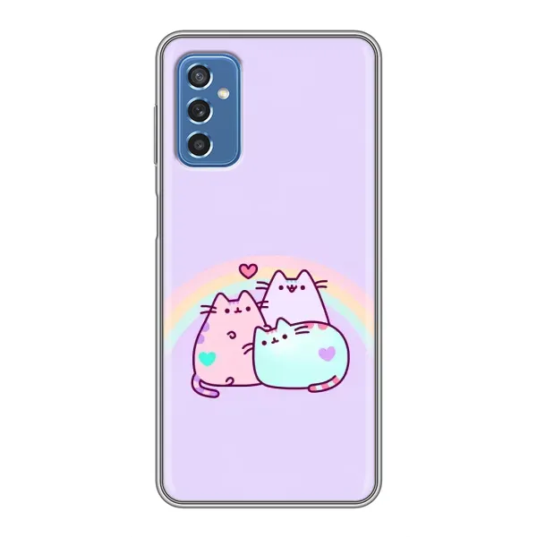 Чехол с принтом «Радужные котики» для Samsung Galaxy M52 Чехол с принтом «Радужные котики» для Samsung Galaxy M52