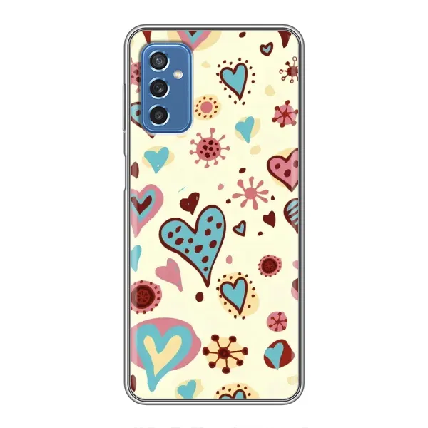 Чехол с принтом «Сердечки» для Samsung Galaxy M52