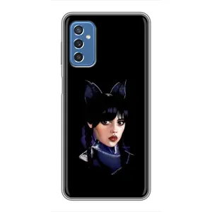 Чохли Венсдей на Samsung Galaxy M52 Уенсдей (AlphaPrint) (серйозна Венздей)
