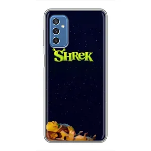 Чохол з мультфільмом Шрек на Samsung Galaxy M52 (Відпочиваючий Шрек)