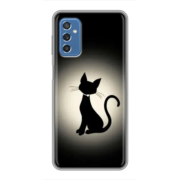 Чехол с принтом «Силуэт котика» для Samsung Galaxy M52