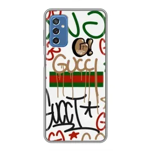 Бренднові Чохли для Samsung Galaxy M52 - (PREMIUMPrint) (Стиль GUUCI)